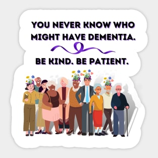 Who Might Have Dementia? Sticker